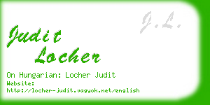judit locher business card